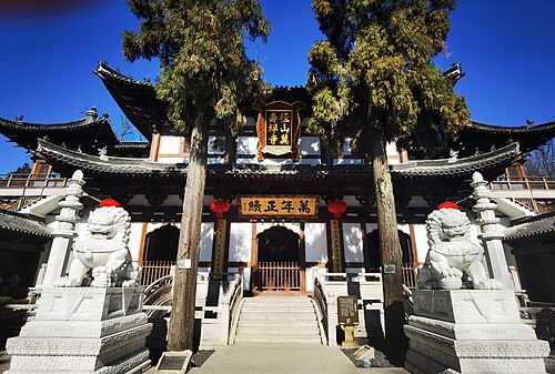 径山寺山门补充视角
