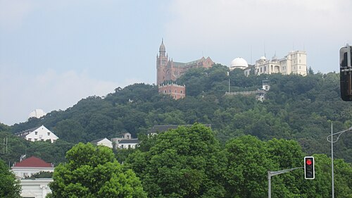 佘山山体远景