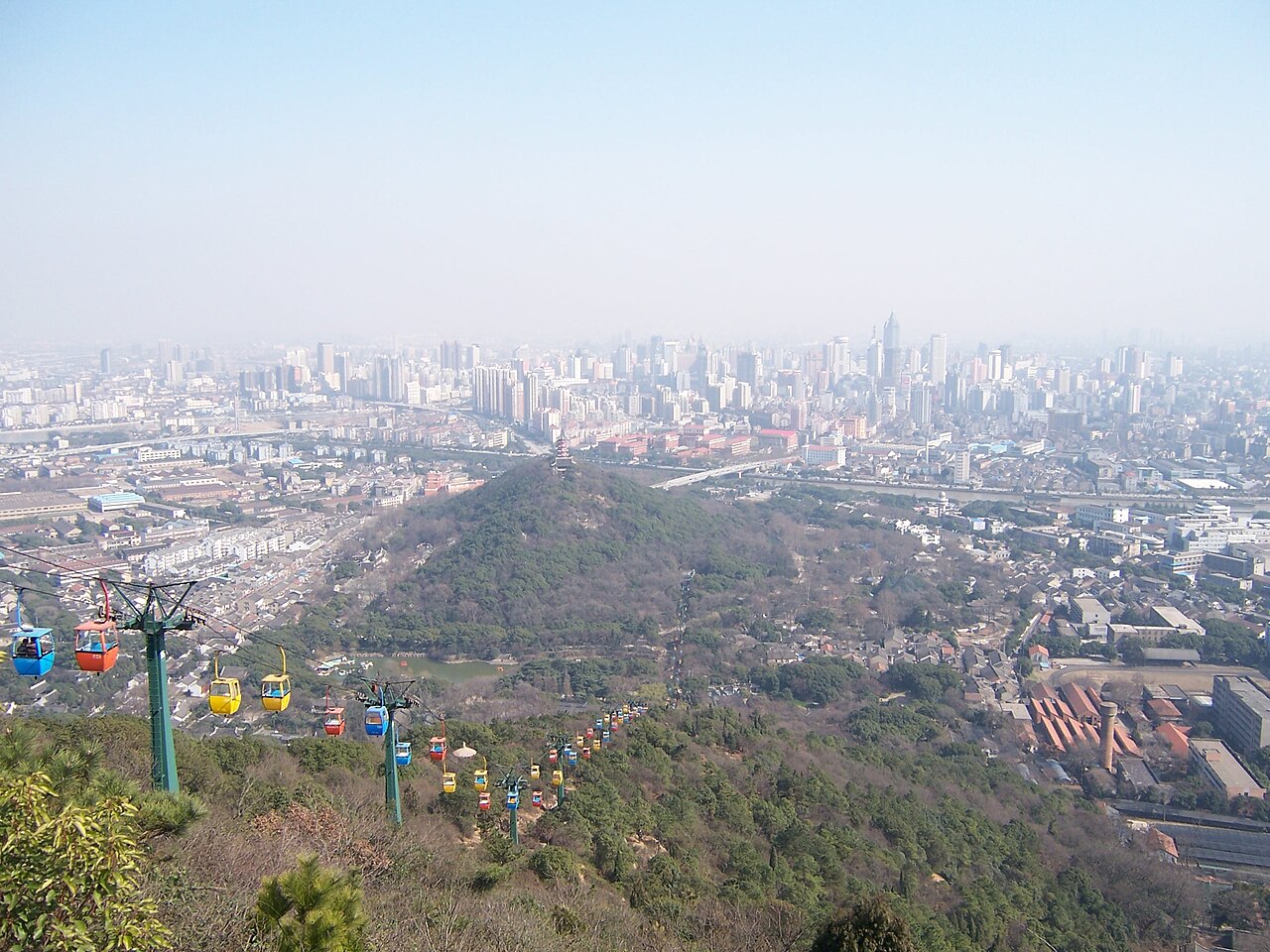 锡惠公园林湖景观