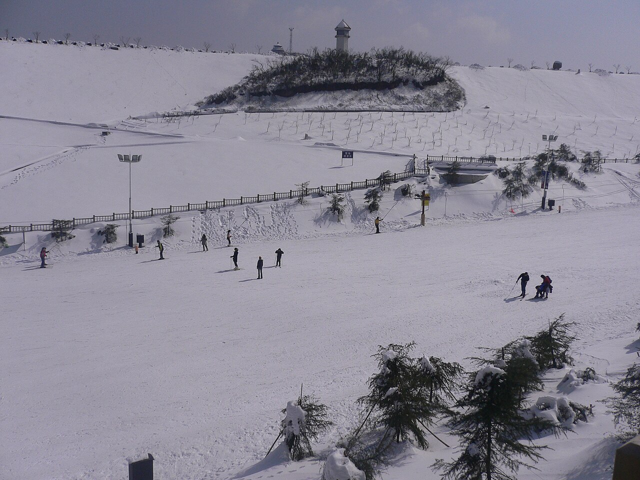 江南天池冬季雪景
