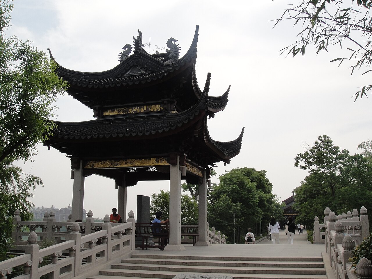 长广溪湿地公园景亭