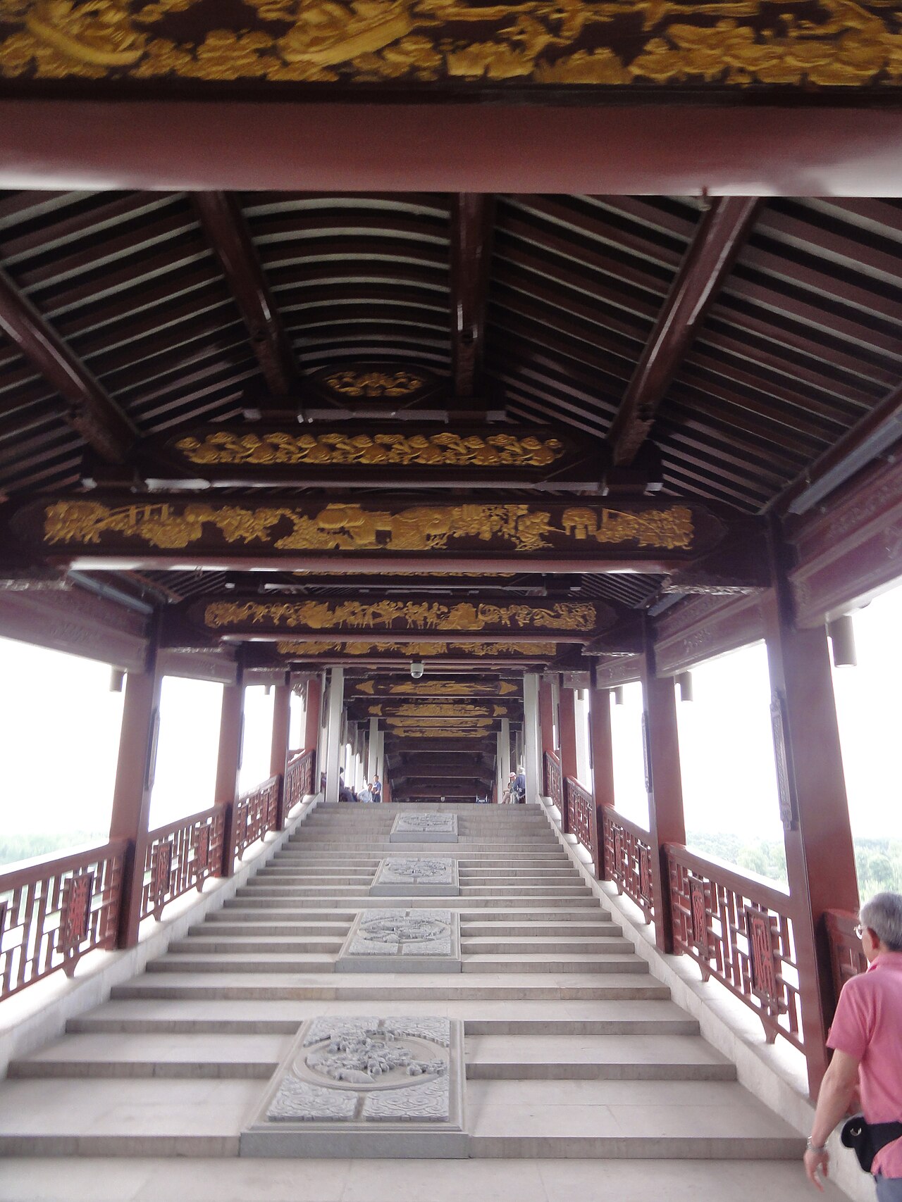 长广溪湿地公园廊桥