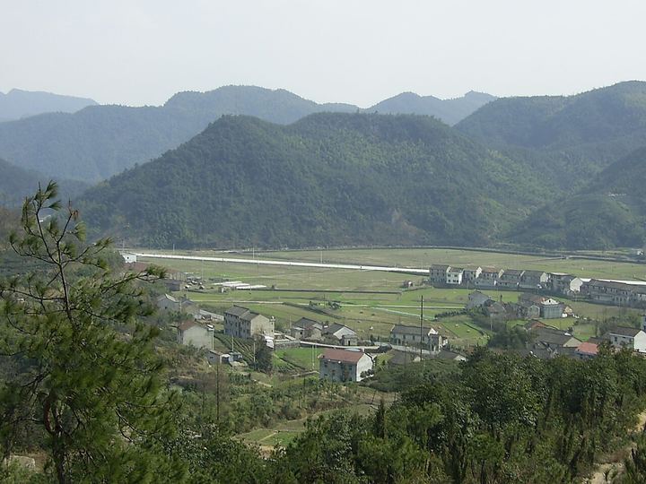 绍兴稽东月华山香榧古道环线实景图