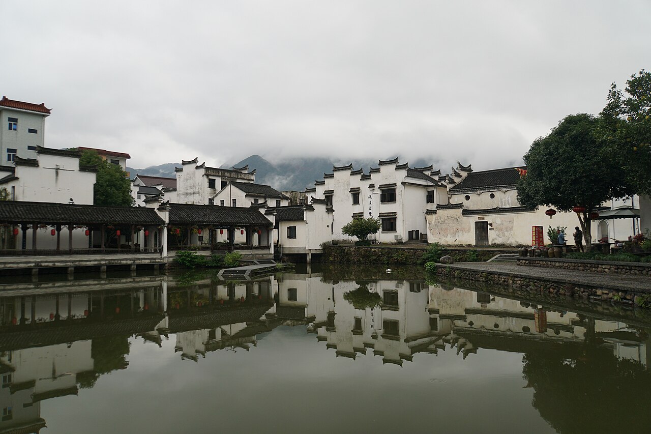 安顶山所在富阳龙门水乡
