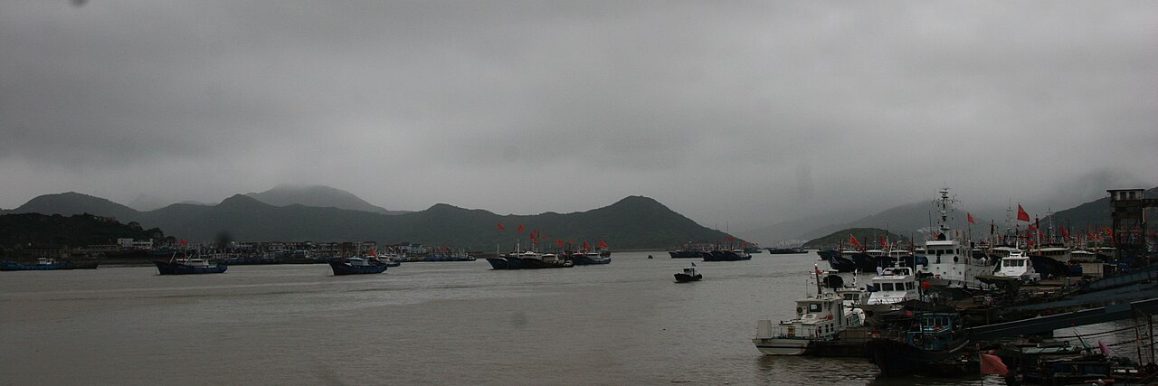 松兰山所在象山海岸石浦港