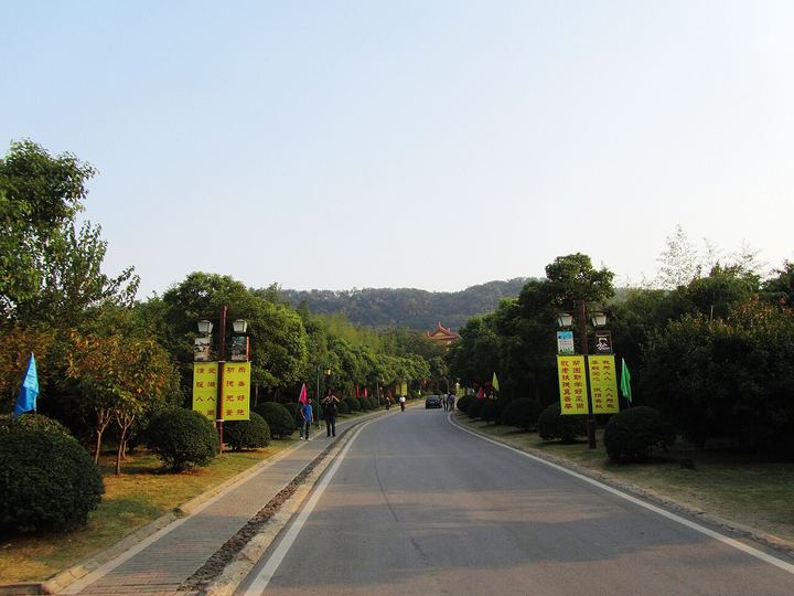 南京江宁方山环线实景图