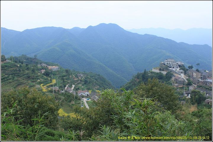 绍兴嵊州覆卮山环线实景图